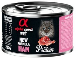KARMA MOKRA DLA KOTA szynka ALPHA SPIRIT PROTEIN