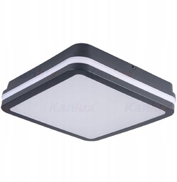 Plafon szary 24W 4000K 1920lm IP54 Kanlux Beno