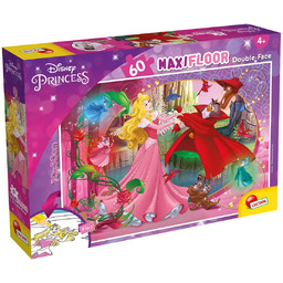 Lisciani, puzzle, Disney, dwustronne Maxi podłogowe Śpiąca królewna,