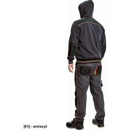 KNOXFIELD HOODIE - męska bluza z kapturem bawełna/poliester,