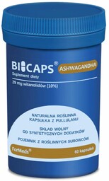 Bicaps Ashwagandha - Wsparcie układu nerwowego - 60