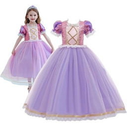 STRÓJ ROSZPUNKA ZAPLĄTANI SUKIENKA KOSTIUM KSIĘŻNICZKA NA BAL