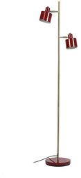 Dyberg Larsen - Ocean Lampa Podłogowa Ciemnoczerwony/Mosiądz DybergLarsen