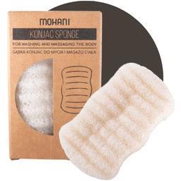 Gąbka Do Kąpieli Naturalna Roślinna Konjac Biodegradowalna Mohani