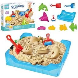 Woopie Piasek Kinetyczny 0,5 Kg Zestaw Stolik