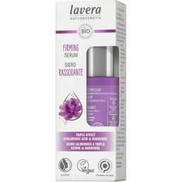lavera Serum ujędrniające wegańskie naturalne kosmetyki potrójny kwas