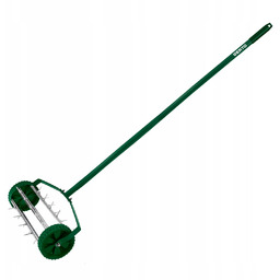 Aerator ręczny, wertykulator walcowy do trawy 27 kolcy