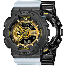 G-SHOCK SET GA-110GB-1AER + BEZEL 10467795 + PASEK