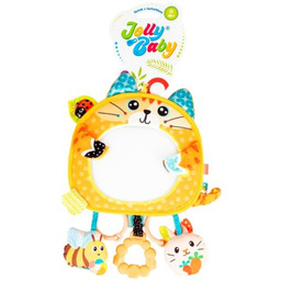 JOLLY BABY Zawieszka do wózka Kotek z lusterkiem