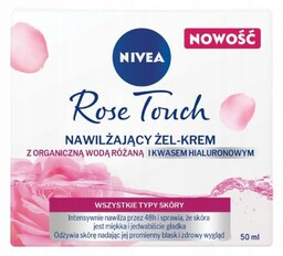 NIVEA Rose Touch Różany krem-żel nawilżający, 50ml