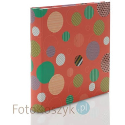 Album Goldbuch Orbs pomarańczowy (tradycyjny 100 białych stron)