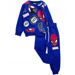 Dres chłopięcy 104 Spiderman bluza+spodnie komplet dresy