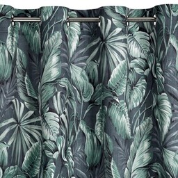 EUROFIRANY Zasłona Palermo 140 x 250 cm Szaro-oliwkowy