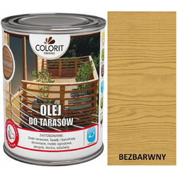 COLORIT OLEJ DO TARASÓW DREWNA 0,75L BEZBARWNY