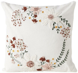 Boltze Home Poduszka dekoracyjna haftowana w kwiaty FLOWER,