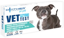 Diather - VET-TEST Choroby układu pokarmowego parwowirus/koronawirus giardia