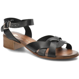 Armodo Czarne Sandały Modne Buty Damskie