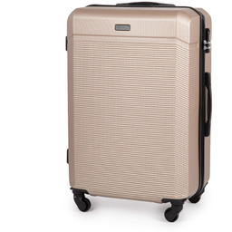 Walizka podróżna twarda średnia 24'' STL945 szampan