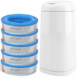 Angelcare Dress Up Pojemnik Kosz pieluchy +5xWKŁAD