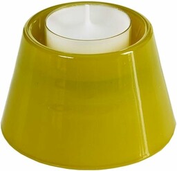 Spaas 6 Conical Tealight Holders, Autumn Yellow