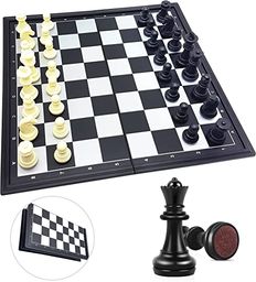 Lexibook, Chessman Classic, szachy magnetyczne i składane, 32