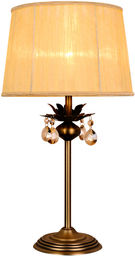 Candellux ADONIS 41-27535 lampa stołowa patyna kryształki patyna