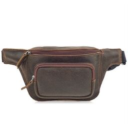Nerka Skórzana Vintage Beżowa BL03