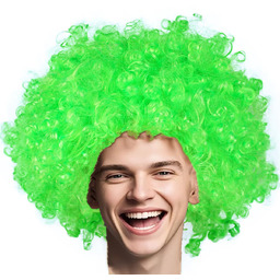 Peruka Afro Kręcone Przebranie Strój Disco Klown Akcesoria