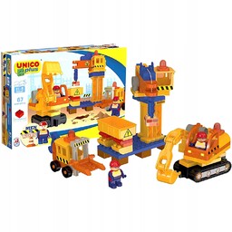 Klocki Konstrukcyjne Unico 8626 Plac Budowy