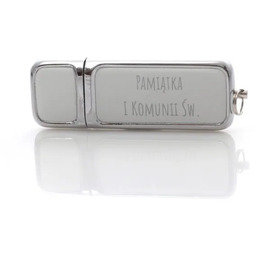 Biały pendrive Pamiątka I Komunii Św. (8GB)