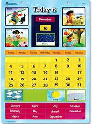 Learning Resources Magnetyczny Uczenie sie Kalendarz