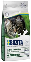 BOZITA - Karma sucha dla kota Active&Steril Jagnięcina