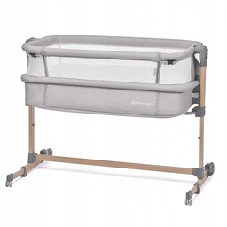 Łóżeczko Kinderkraft Neste Air Grey Drewno