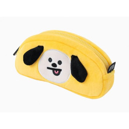 Piórnik saszetka dla dzieci, BT21, pies, żółty