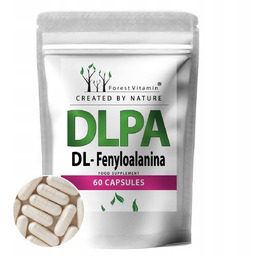 Dl-Fenyloalanina 500mg 60kaps Nastrój Motywacja Koncentracja Dopamina Dlpa
