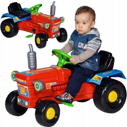 Duży Traktor Na Pedały Dla Dzieci Hak polski
