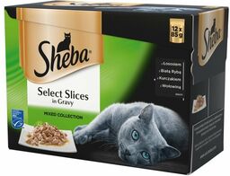 SHEBA saszetka 12x85g Select Slices in Gravy -