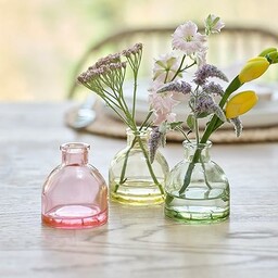 Ginger Ray Wielkanocne kolorowe szklane wazony na kwiaty