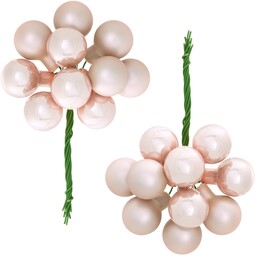 WeRChristmas Bombka, różowe złoto, 2,7 cm