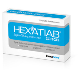 HEXATIAB - 10 kapsułek dopochwowych