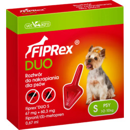 VET-AGRO Fiprex DUO S 2-10kg roztwór dla psów