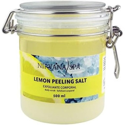 NIRVANA SPA Lemon Peeling Salt 500ml czarny 500ml