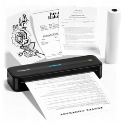 Przenośna Drukarka Termiczna A4 Bez Tuszu Buetooth Ios/android