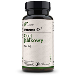 Ocet Jabłkowy, 400 mg, suplement diety, 90 kapsułek
