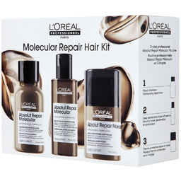 Loreal Absolut Repair Molecular Trio Set, zestaw wzmacniający