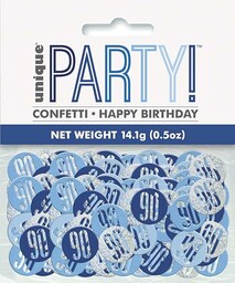 Unique Party 83845 konfetti na 90 urodziny -