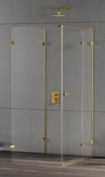 New Trendy Eventa Gold Shine kabina prysznicowa przyścienna