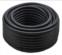 Rura Karbowana Peszel Pvc Fi 18.5 100m Bez