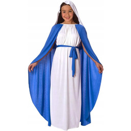 e657 sukienka Maria dziewica Szopka Maryja 5-7lat