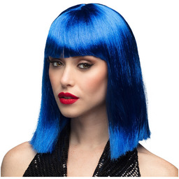 Peruka taneczna niebieska